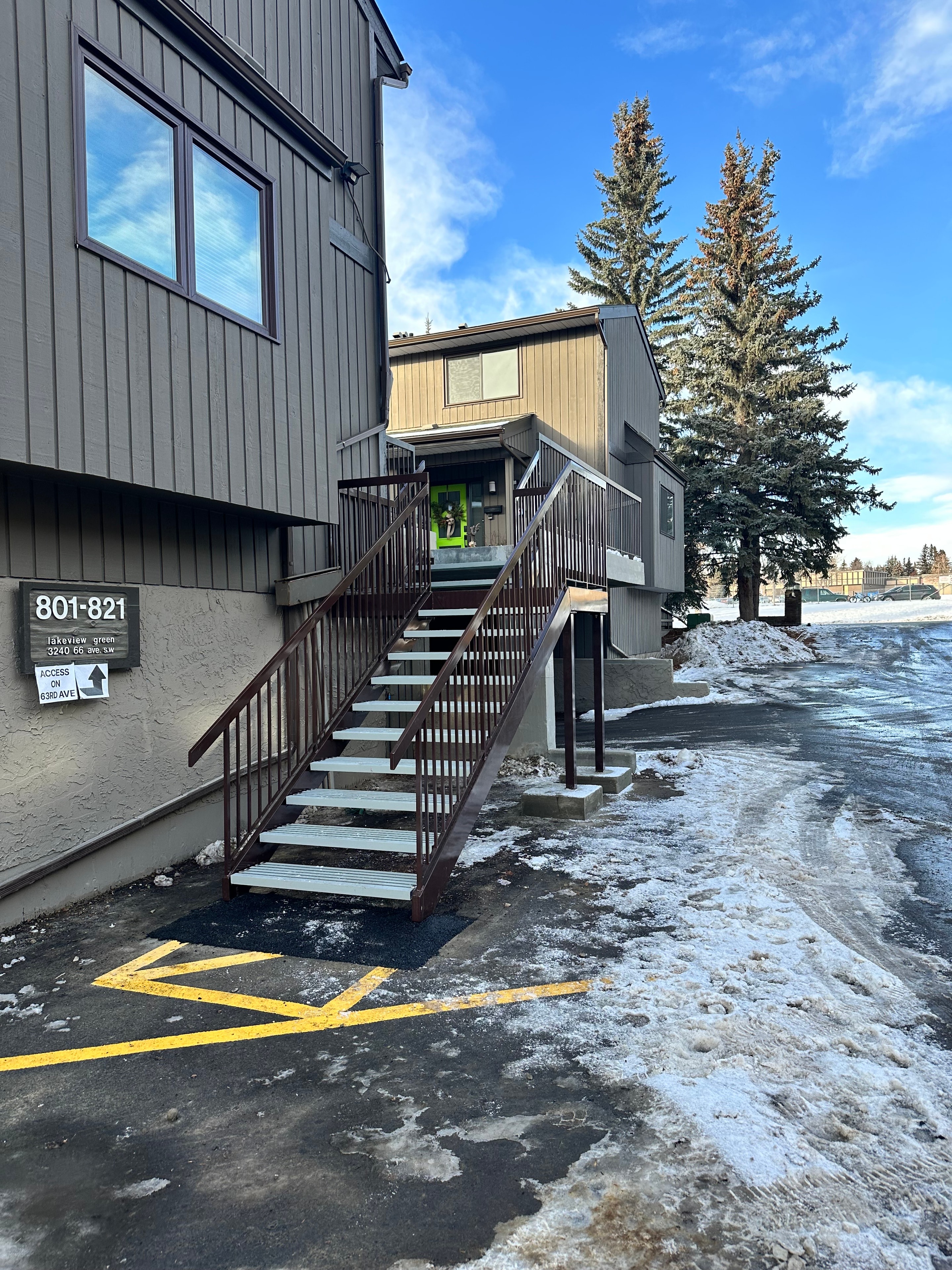 Steel Staircase & Entrance