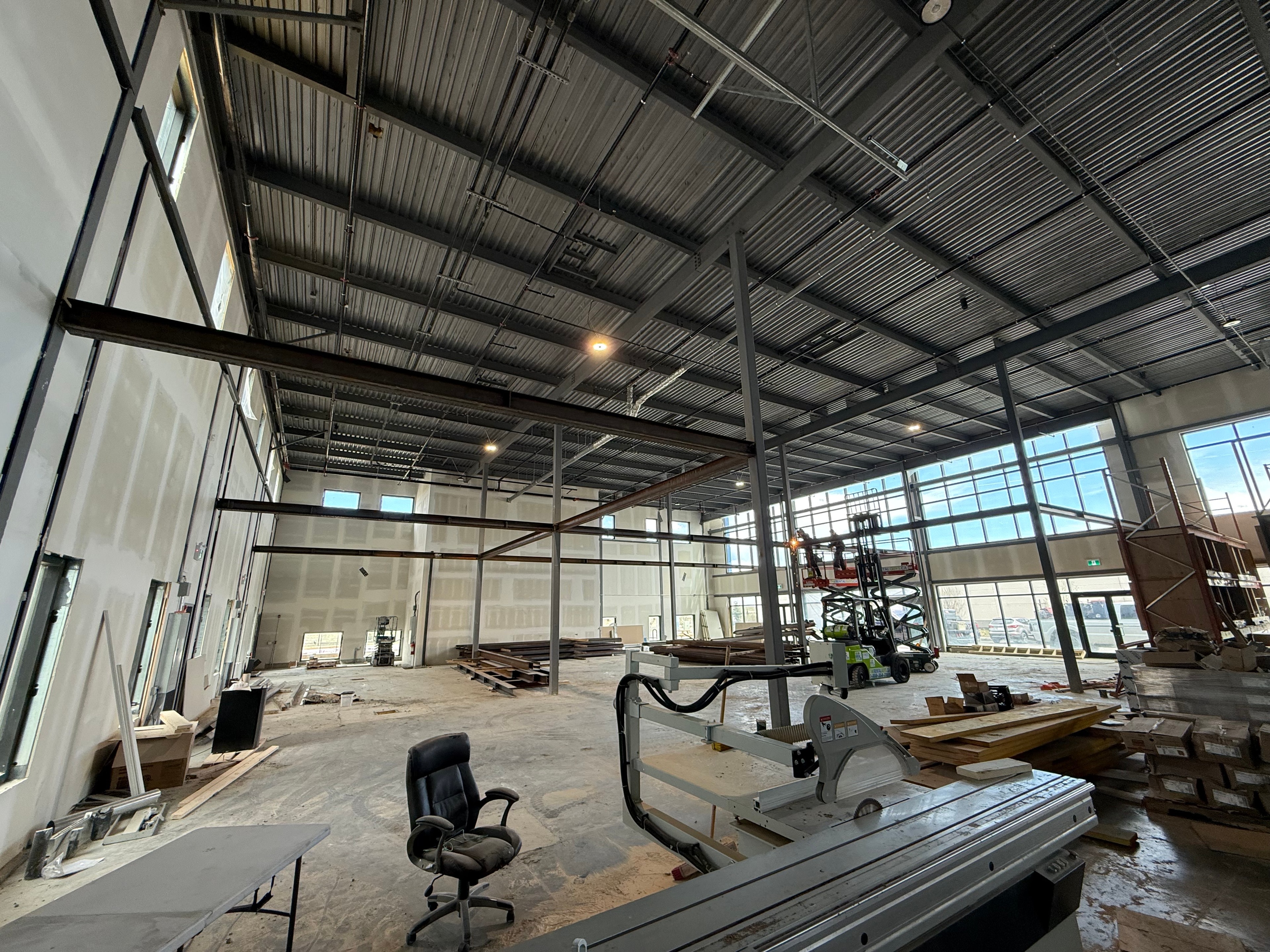 Sunder Lumber — 6,000 Sq Ft Mezzanine Build